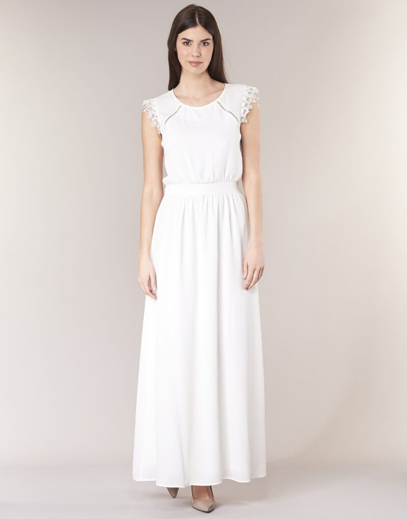 Abito Betty London ILOVEYOU Bianco Abiti Lunghi Donna - 3
