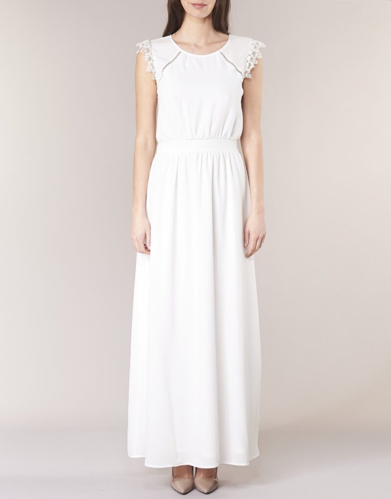 Abito Betty London ILOVEYOU Bianco Abiti Lunghi Donna - 4