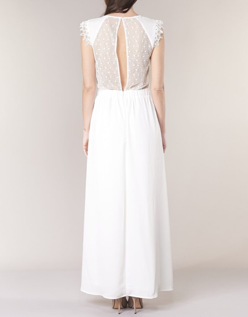 Abito Betty London ILOVEYOU Bianco Abiti Lunghi Donna - 5