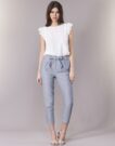 Pantalone Chino Betty London IKARALE Blu Pantaloni Chino Donna - 2