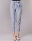 Pantalone Chino Betty London IKARALE Blu Pantaloni Chino Donna - 4