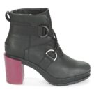 Sorel MARGO LACE Schwarze Damen-Ankle-Boots - Gr&ouml;&szlig;e 2