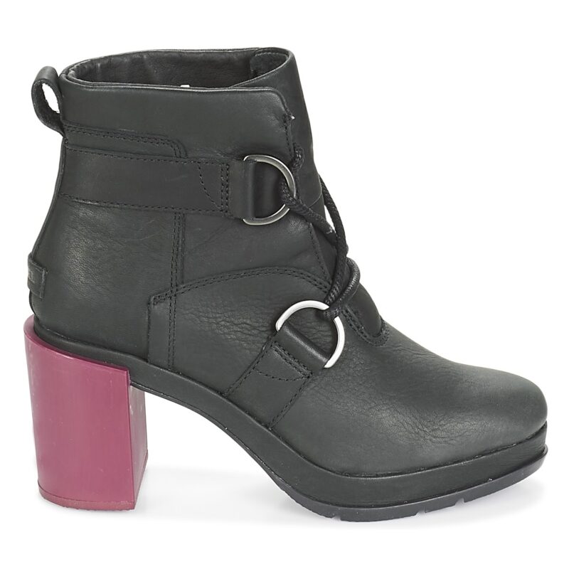 Sorel MARGO LACE Schwarze Damen-Ankle-Boots - Gr&ouml;&szlig;e 2