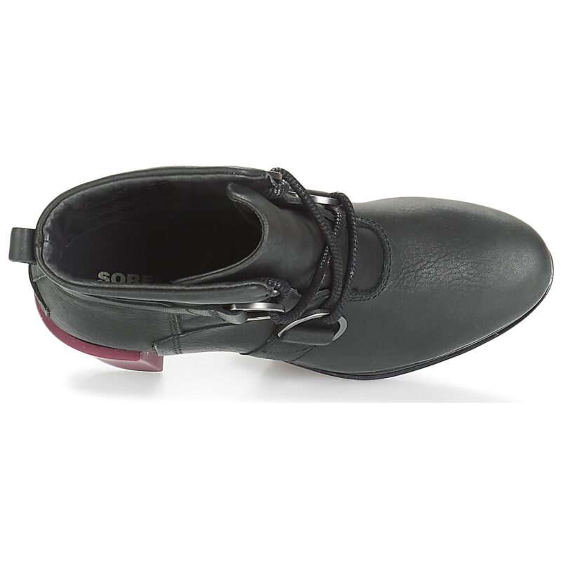 Sorel MARGO LACE Schwarze Damen-Ankle-Boots - Gr&ouml;&szlig;e 6