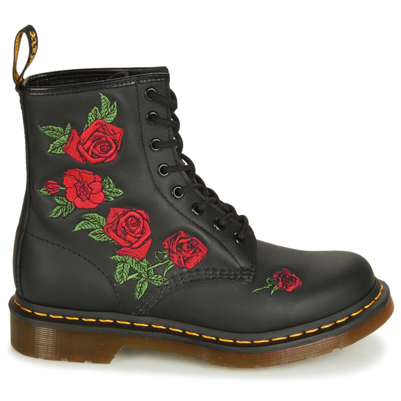 Dr. Martens 1460 VONDA BLACK SOFTY T Nero Stivaletti Donna - 2