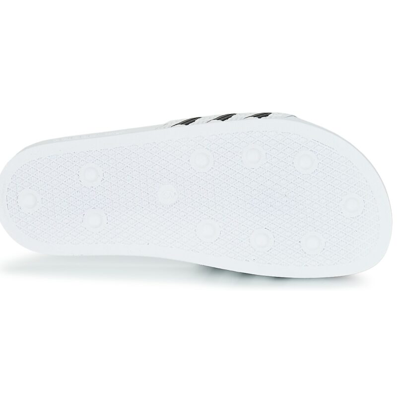 adidas ADILETTE Wei&szlig; Damen Badeschuhe - 7