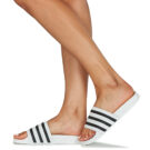 adidas ADILETTE Bianco ciabatte Uomo - 8