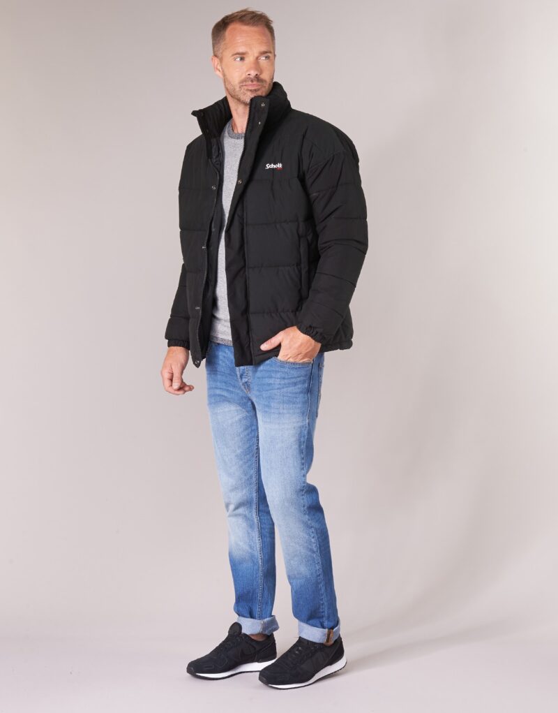 Piumino  Schott  NEBRASKA  Nero Piumini Uomo - 5