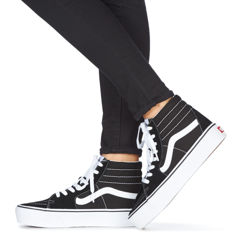 Vans SK8-Hi PLATFORM 2.1 Nero Sneakers alte Donna - 8