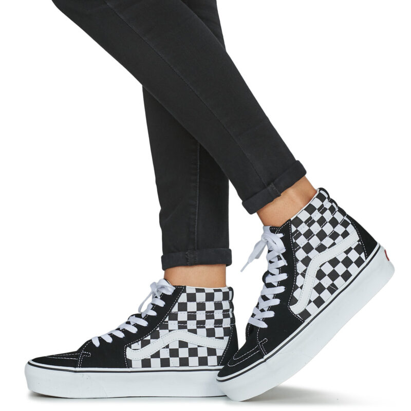Vans SK8-Hi PLATFORM 2.1 Schwarze Damen-Sneaker - Gr&ouml;&szlig;e 8