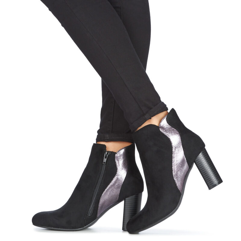 Moony Mood  JERDA  Nero -  Stivaletti Donna - 8