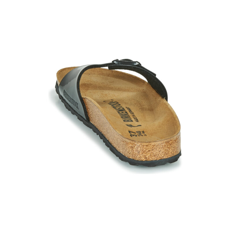 BIRKENSTOCK Madrid Birko-flor / Verni / Black / Stretto Nero Ciabatta Donna - 5