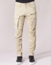 Pantalone Cargo G-Star Raw ROVIC ZIP 3D STRAIGHT TAPERED Beige Pantalone Cargo Uomo - 4
