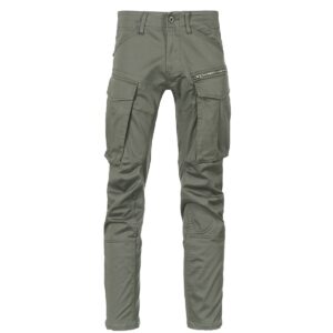 Pantalone Cargo  G-Star Raw  ROVIC ZIP 3D STRAIGHT TAPERED  Verde -  Pantalone Cargo Uomo