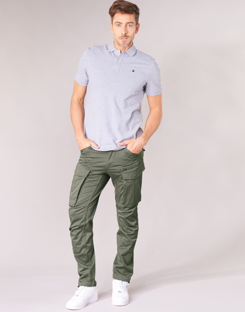 Pantalone Cargo G-Star Raw ROVIC ZIP 3D STRAIGHT TAPERED Verde Pantalone Cargo Uomo - 2