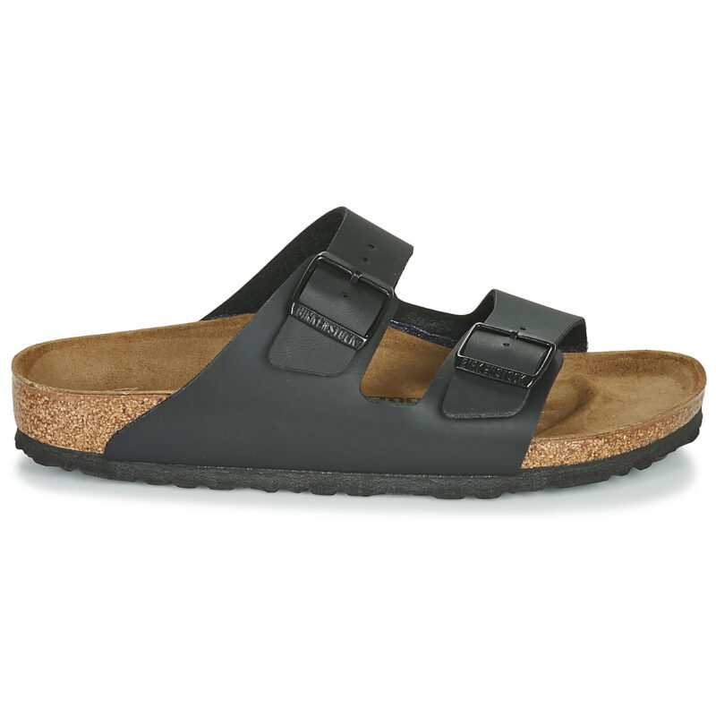 BIRKENSTOCK Arizona Birko-flor / Black / Stretto Nero Ciabatta Uomo - 2