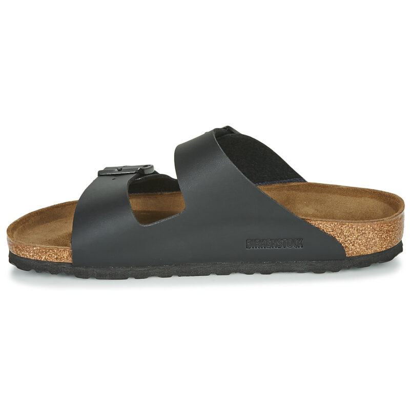 BIRKENSTOCK Arizona Birko-flor / Black / Stretto Nero Ciabatta Uomo - 4