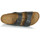 BIRKENSTOCK Arizona Birko-flor / Black / Stretto Nero Ciabatta Uomo - 6