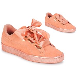 Puma  WN SUEDE HEART SATIN.DUSTY  Arancio -  Sneakers basse Donna