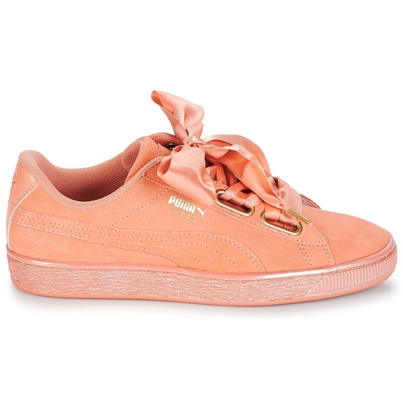 Puma WN SUEDE HEART SATIN.DUSTY Arancio Sneakers basse Donna - 2