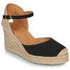 Unisa CACERES Noir Espadrillas Femme