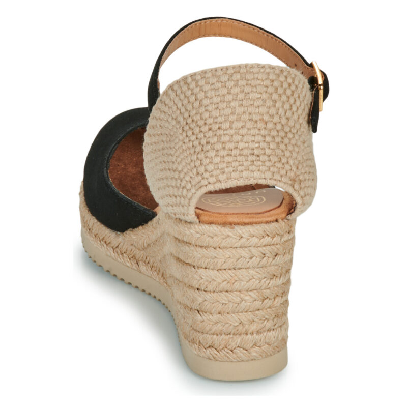 Unisa CACERES Schwarz Espadrilles Damen - 5
