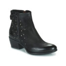 Mjus DALLY STAR Schwarze Damen-Ankle-Boots - Gr&ouml;&szlig;e 1