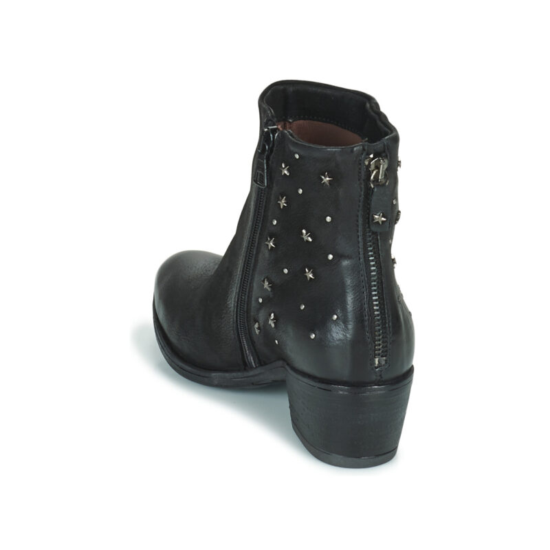 Mjus DALLY STAR Schwarze Damen-Ankle-Boots - Gr&ouml;&szlig;e 5