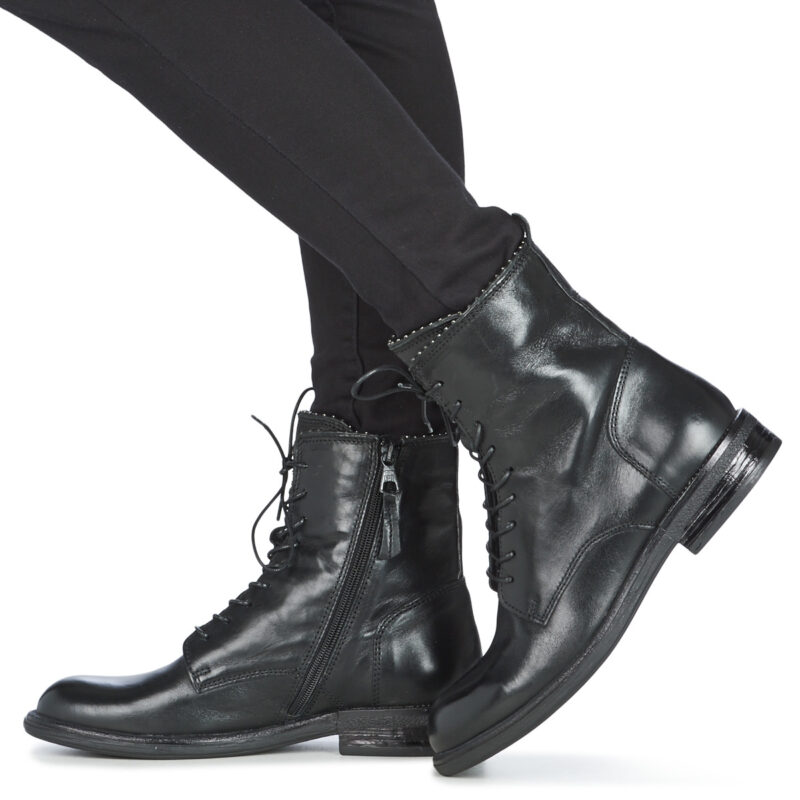 Mjus PAL LACE Black Women's Ankle Boots - 8