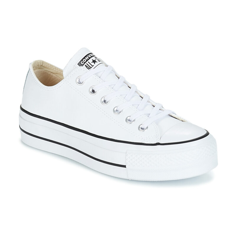 Converse  CHUCK TAYLOR ALL STAR LIFT CLEAN OX LEATHER  Bianco -  Sneakers basse Donna - 1