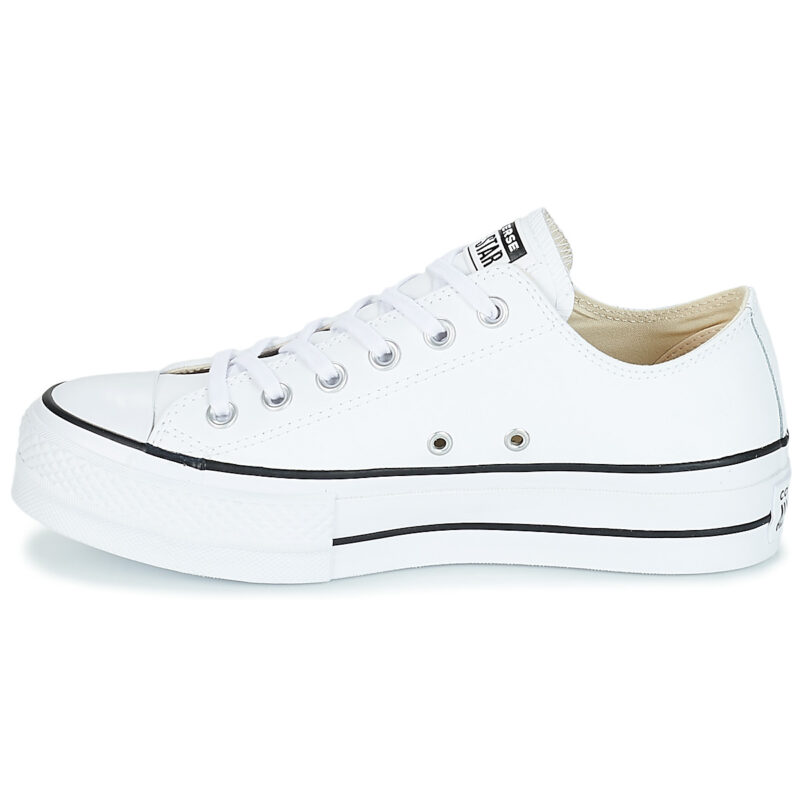 Converse  CHUCK TAYLOR ALL STAR LIFT CLEAN OX LEATHER  Bianco -  Sneakers basse Donna - 4