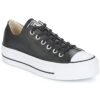 Converse  CHUCK TAYLOR ALL STAR LIFT CLEAN OX LEATHER  Nero -  Sneakers basse Donna