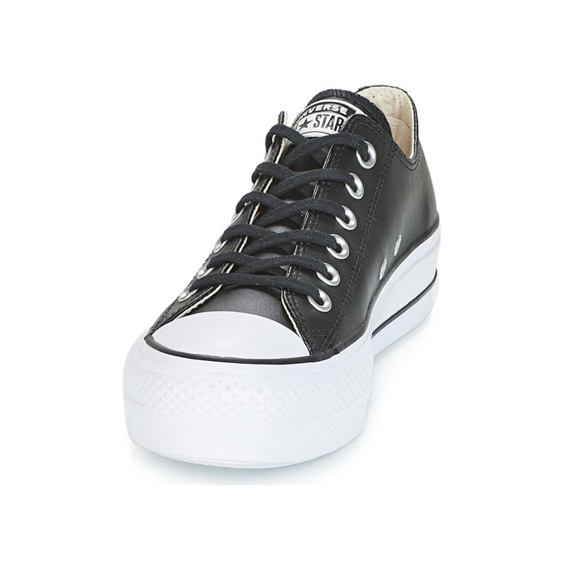 Converse CHUCK TAYLOR ALL STAR LIFT CLEAN OX LEATHER Black Low sneakers Women - 3