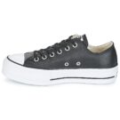 Converse CHUCK TAYLOR ALL STAR LIFT CLEAN OX LEATHER Black Low sneakers Women - 4