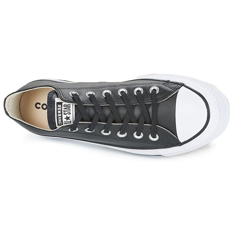 Converse CHUCK TAYLOR ALL STAR LIFT CLEAN OX LEATHER Black Low sneakers Women - 6