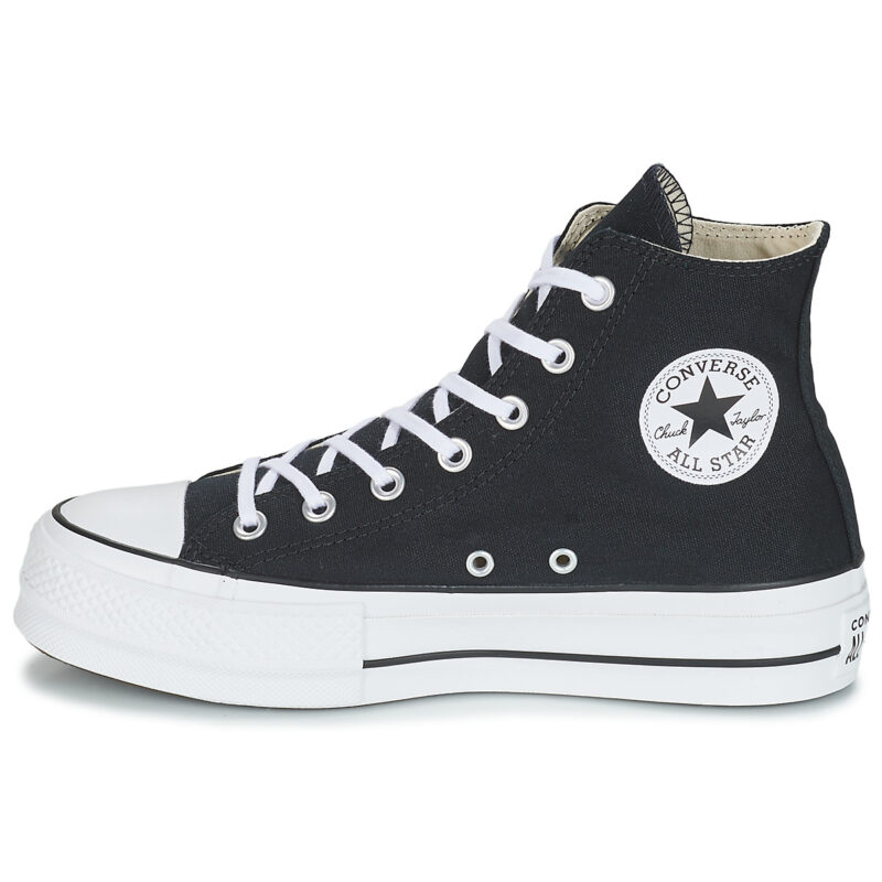 Converse CHUCK TAYLOR ALL STAR LIFT CANVAS HI Nero Sneakers alte Donna - 4