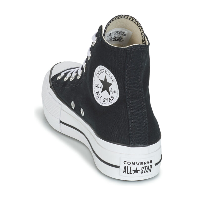 Converse CHUCK TAYLOR ALL STAR LIFT CANVAS HI Nero Sneakers alte Donna - 5