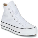 Converse Baskets montantes blanches CHUCK TAYLOR ALL STAR LIFT CANVAS HI pour femme - 1