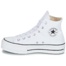 Converse Baskets montantes blanches CHUCK TAYLOR ALL STAR LIFT CANVAS HI pour femme - 4