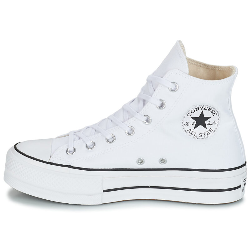 Converse Baskets montantes blanches CHUCK TAYLOR ALL STAR LIFT CANVAS HI pour femme - 4