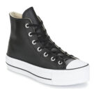 Converse CHUCK TAYLOR ALL STAR LIFT CLEAN LEATHER HI Nero Sneakers alte Donna - 1
