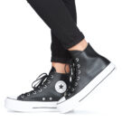 Converse CHUCK TAYLOR ALL STAR LIFT CLEAN LEATHER HI Nero Sneakers alte Donna - 8