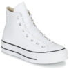 Converse  CHUCK TAYLOR ALL STAR LIFT CLEAN LEATHER HI  Bianco -  Sneakers alte Donna