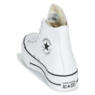 Converse CHUCK TAYLOR ALL STAR LIFT CLEAN LEATHER HI Wei&szlig;e High-Sneaker f&uuml;r Damen - Gr&ouml;&szlig;e 5