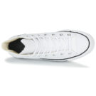 Converse CHUCK TAYLOR ALL STAR LIFT CLEAN LEATHER HI Wei&szlig;e High-Sneaker f&uuml;r Damen - Gr&ouml;&szlig;e 6
