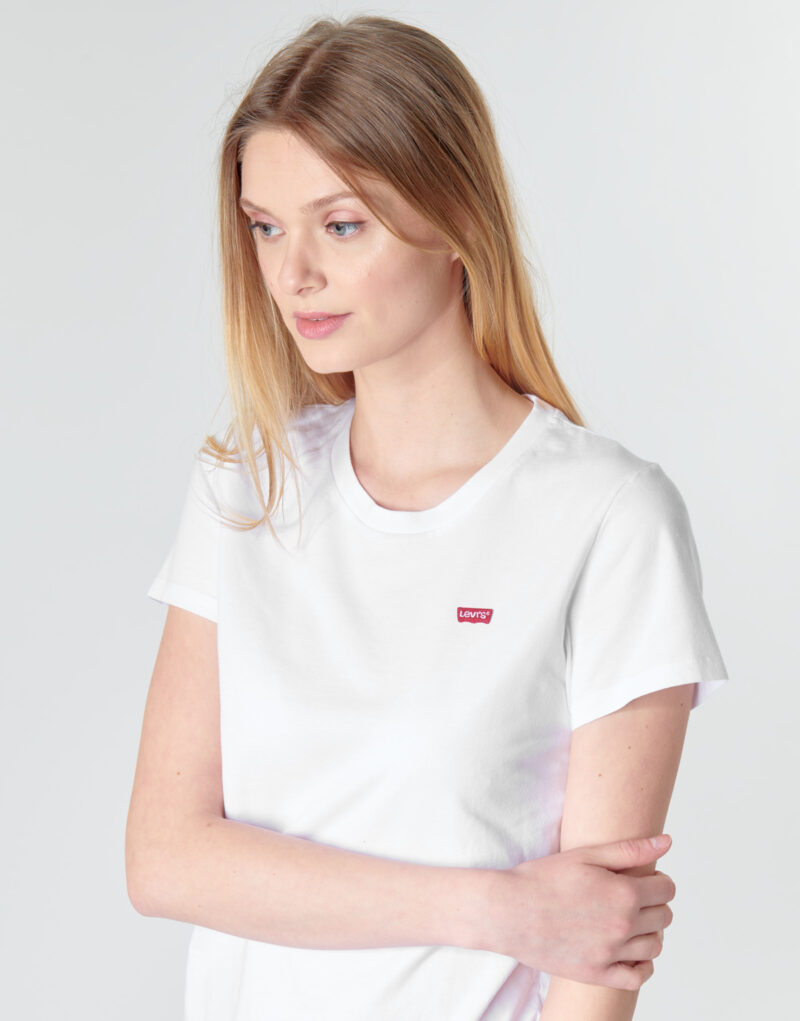 T-shirt  Levis  PERFECT TEE  Bianco -  T-shirt maniche corte Donna - 5