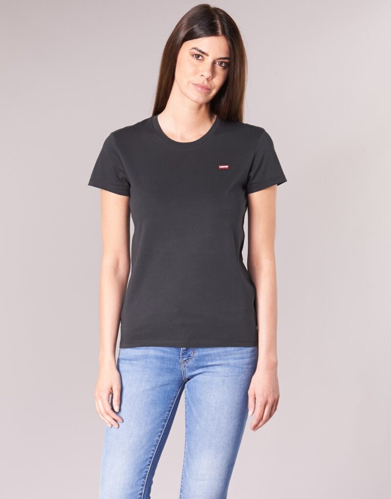 T-shirt  Levis  PERFECT TEE  Nero -  T-shirt maniche corte Donna - 2