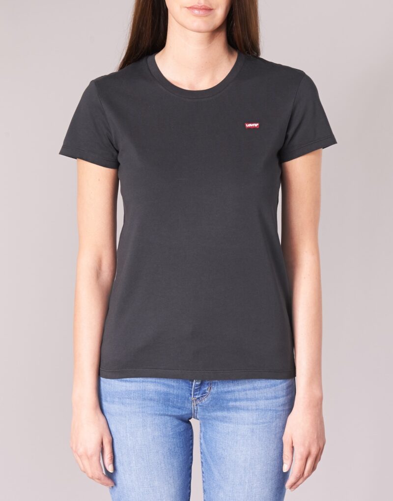 T-shirt  Levis  PERFECT TEE  Nero -  T-shirt maniche corte Donna - 4