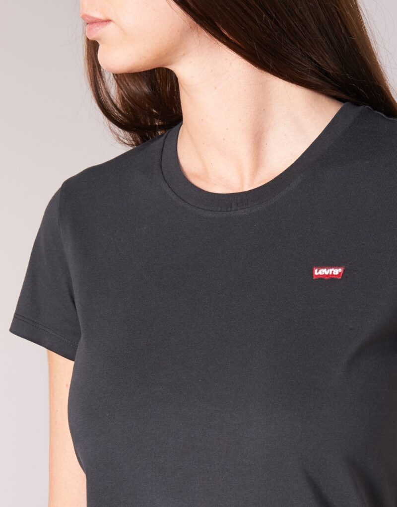 T-shirt  Levis  PERFECT TEE  Nero -  T-shirt maniche corte Donna - 6