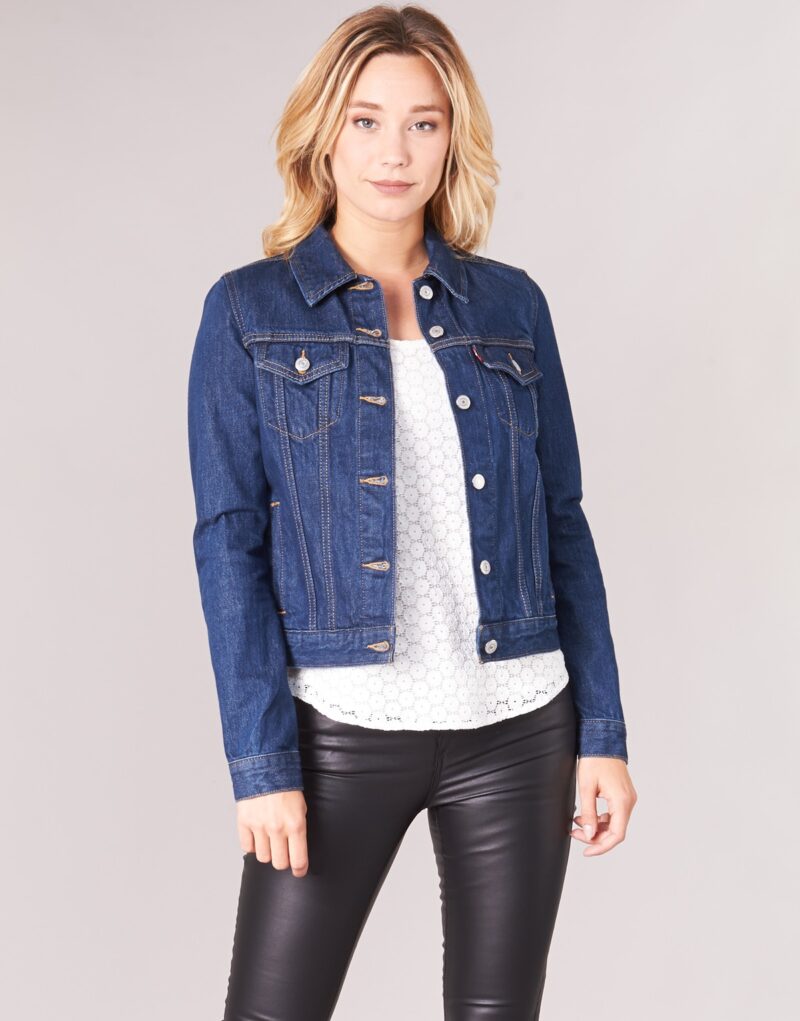Jeansjacke Levis ORIGINAL TRUCKER Marine Giacche in jeans Frau - 2